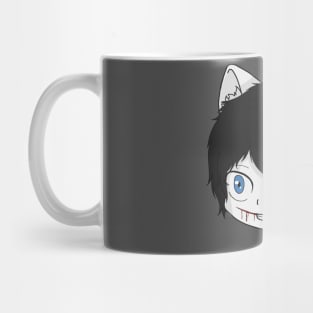 creepypasta jeff the killer cat Mug